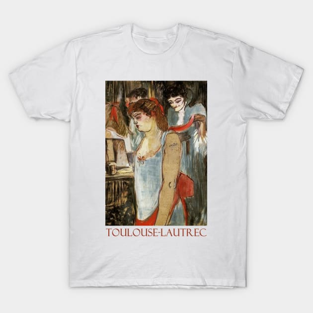 Woman with Arm Tattoo by Henri de Toulouse-Lautrec T-Shirt by Naves